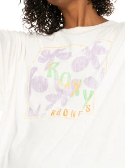 Roxy Sweet Flowers - Oversize Boyfriend-T-Shirt Für Frauen -Modereich Geschaft erjzt05469 roxyw wbk0 frt3