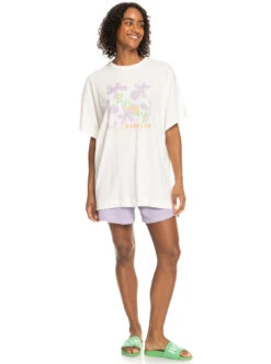 Roxy Sweet Flowers - Oversize Boyfriend-T-Shirt Für Frauen -Modereich Geschaft erjzt05469 roxyw wbk0 frt9