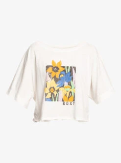 Roxy Tiki And Surf - Oversize Crop-T-Shirt Für Frauen -Modereich Geschaft erjzt05477 roxyv wbk0 frt1