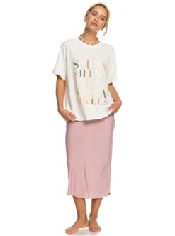 Roxy Crystal Vision - Oversize Boyfriend-T-Shirt Für Frauen -Modereich Geschaft erjzt05479 roxyw xwwk frt9