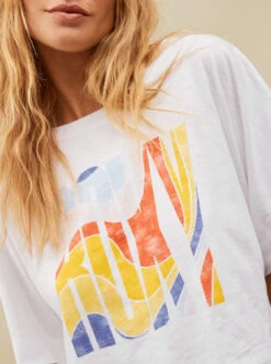 Roxy I Will Miss You - Übergroßes T-Shirt Für Frauen -Modereich Geschaft erjzt05575 roxym wbb0 bck2