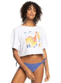 Roxy I Will Miss You - Übergroßes T-Shirt Für Frauen -Modereich Geschaft erjzt05575 roxyw wbb0 frt1