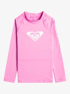 Roxy Whole Hearted - Langärmliger Rashguard Mit UPF 50 Für Mädchen 2-7 -Modereich Geschaft erlwr03225 roxyf mgj0 frt1
