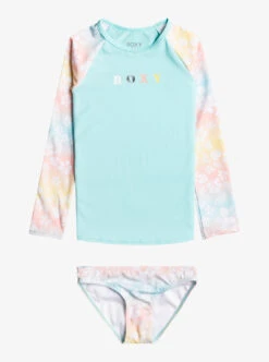 Roxy Fairy Beach - Langärmliges Rashguard-Set Mit UPF 50 Für Mädchen 2-7 -Modereich Geschaft erlwr03240 roxyf yeq6 frt1