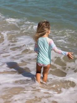 Roxy Fairy Beach - Langärmliges Rashguard-Set Mit UPF 50 Für Mädchen 2-7 -Modereich Geschaft erlwr03240 roxyl yeq6 bck1