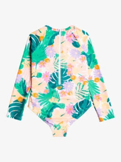 Roxy Paradisiac Island - Langärmliger Rashguard-Einteiler Für Mädchen 2-7 -Modereich Geschaft erlwr03258 roxyf gpn5 bck1