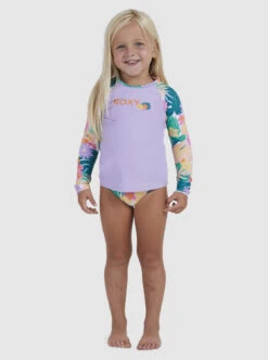 Roxy Paradisiac Island - Langarm-Rash-West-Set Für Mädchen 2-7