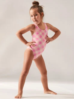 Roxy Flower Plaid - Badeanzug Für Mädchen 2-7 -Modereich Geschaft erlx103094 roxym mgj2 frt9