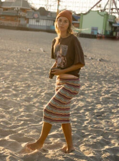 Roxy Sailing Flow - Gestrickter Schlauchrock Für Frauen