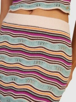 Roxy Sailing Flow - Gestrickter Schlauchrock Für Frauen -Modereich Geschaft urjkk03003 roxyw nds4 dtl1