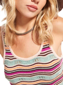 Roxy Sailing Flow - Gestricktes Oberteil Für Frauen -Modereich Geschaft urjkt03185 roxym nds4 bck2