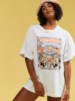 Roxy Sweet Sunshine - Übergroßes T-Shirt Für Frauen