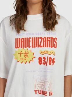 Roxy Tommy C - Übergroßes T-Shirt Für Frauen -Modereich Geschaft urjzt03746 roxyw wbv0 dtl1