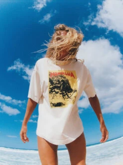 Roxy Poster - Übergroßes T-Shirt Für Frauen -Modereich Geschaft urjzt03747 roxyl yef8 frt4