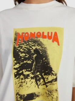 Roxy Poster - Übergroßes T-Shirt Für Frauen -Modereich Geschaft urjzt03747 roxyw yef8 dtl1