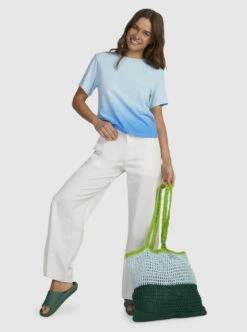 Roxy Small & Sweet - Übergroßes T-Shirt Für Frauen -Modereich Geschaft urjzt03748 roxyw bes0 frt9